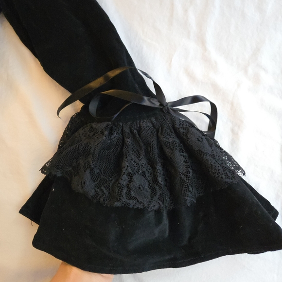 Lip Service RARE Blacklist Delphine Gothic Victorian Jacket Lace Ruffle NAT1 - Picture 5 of 16